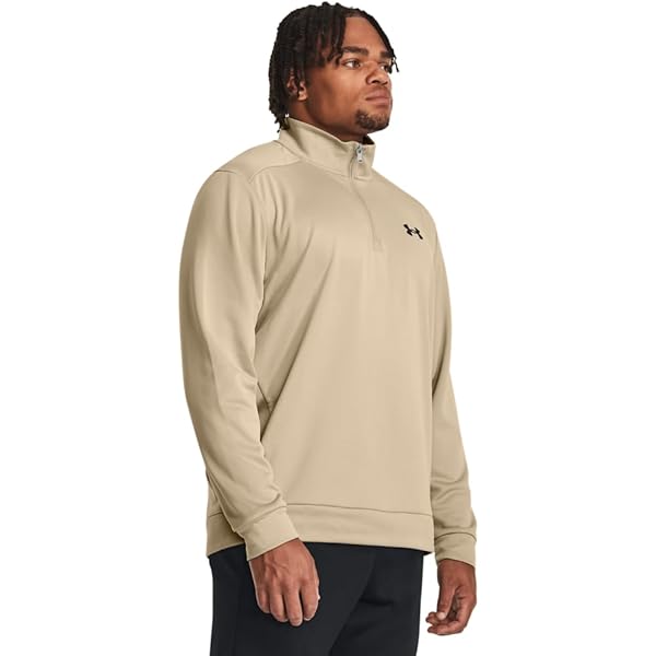 Original Use Men's ¼ Zip Sweatshirt - (XSmall, Taupe) at Amazon