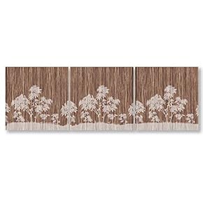 Wall26-3 Panel Canvas Wall Art- Wooden Texture Art -Giclee Painting Wall Bedroom Living Room Home Decoration - 12"x12"x3 Panels