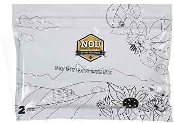 Mite Strips Mite Away Quick Pouch (4 Strips) Miller NOD Natures Own Design Apiary Products 2 Doses Kill Mites in Honey Bee Hive Individually Packaged in A FiveStar Depot PolyBag