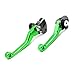 Pivot Brake Clutch Levers for Kawasaki KX65 2000-2015 KX125 2000-2005 KX250 2000-2004 KX250F 2004 Green