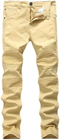 Men's Stylish Slim Fit Straight Leg Jeans Trousers