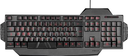Speedlink Gamer Tastatur für PC / Computer - Rapax Gaming Keyboard USB (Kompakte Bauform - Gekennzeichnete Gamingtasten - Höh