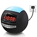 Raynic Bluetooth Digital Alarm Clock Radio AM/FM with Dual USB Charging Ports and Dimmable Night Light
