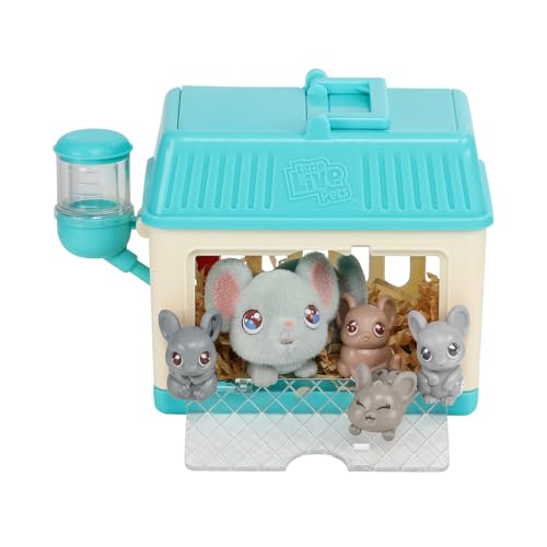 Little Live Pets Mama Surprise Mini Maus-Spielset: Lil‘ Mouse; die Mäuse-Mama bekommt 2,3 oder 4 Babys, Mama Surprise im Miniformat, wiederholbares Spielemuster, S2