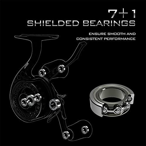 Piscifun ICX Precision Ice Fishing Reel, Inline Freespool Ice Fishing