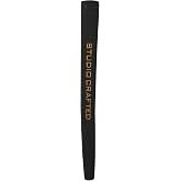 Studio Crafted No Cord Black Golf Putter Grip, 0.580 Round 10 Inches Length 74&plusmn;2g