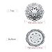 Hookah Bowl Lotus 2 Heat Management System Upgraded Shisha Aluminum Hookah Charcoal Holder for Best Airflow,Faster Setup, Smoother,Cleaner,Longer Lasting Sessions Fits with Almost All Hookah Bowls