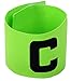 Zaptex Football Soccer Elastic Captain Armband Basketball Adjustable Player Bands (E)