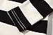 Camii Mia-Long-Sleeve-Shirts-for-Big-Girls-Striped T Shirt Crew Neck Cotton Lightweight Causal (Medium, Black White)