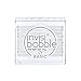 Invisibobble Basic Hair Ties, Hair Elastics Rubber Band, with Strong Grip, Non-soaking, High Wearing Comfort Updo Tool - Crystal Clear