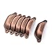uxcell Home Vintage Style Shell Design Closet Drawer Dresser Door Pull Handle Copper Tone 6 Pcs