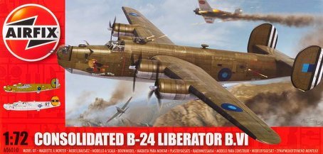 Airfix A06010 Consolidated B-24 Liberator Model Building Kit, 1:72 Scale