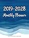 Ten Years 2019-2028 Monthly Calendar Planner: Ten Years | January 2019 to December 2028 Monthly Calendar Planner For Academic Agenda Schedule ... WaterColor Design (10 Years Calendar Planner) by 
