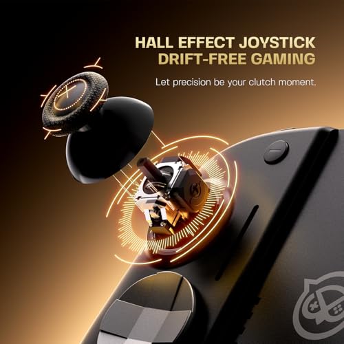 NYXI Hyperion 3 – Primer Control de Terceros del Mundo Control Switch 2 | Joystick Hall Effect, Giroscopio de 9 ejes, Botones mecánicos, Vibración ajustable, 2 botones traseros