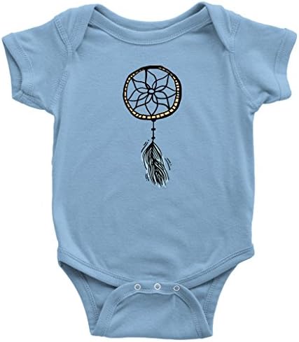 VigorDesign Boho Dream Catcher, Trendy Baby Clothes - Cute Infant Short Sleeve Onesie