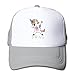 Waldeal Unisex Adult Swag Dabbing Unicorn Men's Trucker Mesh Hat Baseball Caps Ash