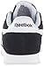Reebok Women's Royal Nylon Fashion Sneaker, Black/Black/White, 7.5 M US