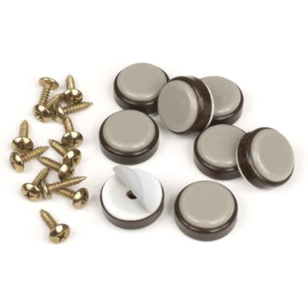 CB255 1 Inch Floor Protector Chair Glides/Furniture Slider Feet (Set 8