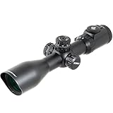 UTG 4-16X44 30mm Compact Scope, AO, 36-color Mil-dot, Rings