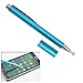 Elemart Precise Disc Stylus - Unique Fine Point Stylus Design Touchscreen Pen for iPhone, Galaxy, iPad, Tablets, Smartphones and Touchscreen Devices (Lightblue)