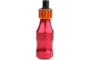 Beavorty Adjustable Tattoo Grip Tube Handle Anti-skid Aluminum Tattoo Machine Part Red Grip