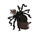 MASCARE Halloween Pet Big Spider Costume Cat Funny Party Dress up Accessories