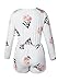 YOMISOY Womens Floral Printed Warp Rompers Sexy Deep V Neck Long Sleeve Short Jumpsuits Shorts