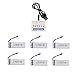 YouCute 6PCS 900mah Upgrade Battery and 1to6 Charger for JJRC H37 EACHINE E50 E50S Rc Quadcopter Drone Spare Parts(6PCS 900mAh Batteries +Charger)