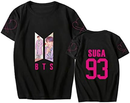 EnjoyYourLife Women's Kpop BTS T-Shirt Bangtan Boys BTS Map of The Soul Persona Suga Jin Jimin Jung Kook J-Hope Rap-Monster V New Album Shirt