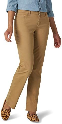 Lee Womens Relaxed Fit Straight-Leg 