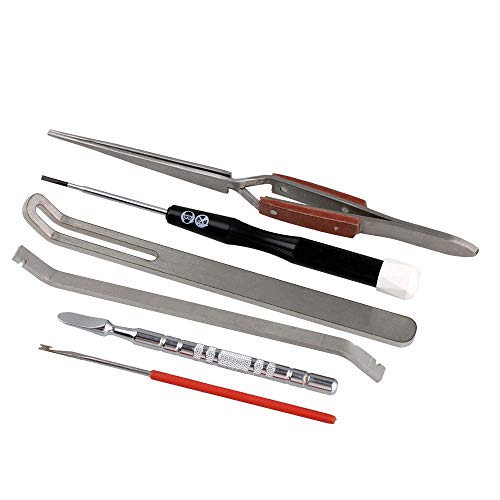 Silver Steel Saxophone Woodwind Instrument Repair Kit 6 Pack