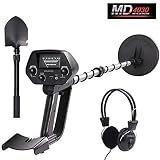 Kingdetector MD-4030 Pro Edition Hobby Explorer Waterproof Search Coil with Shovel Metal Detectors