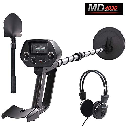 Kingdetector MD-4030 Pro Edition Hobby Explorer Waterproof Search Coil with Shovel Metal Detectors