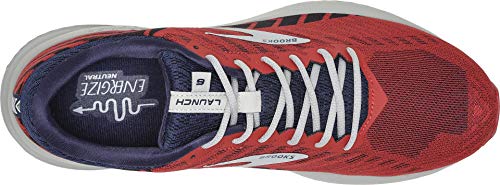 Brooks Men's Launch 6 Cherry/Navy/Grey 10.5 D US Brooks Men's Launch 6 Cherry/Navy/Grey 10.5 D US