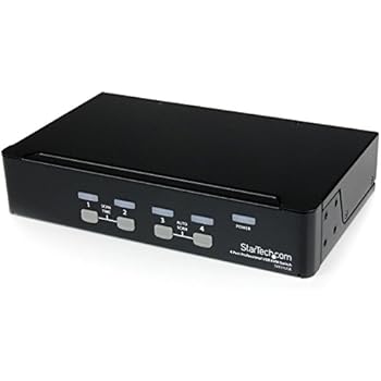 StarTech.com 4 Port Professional VGA USB KVM Switch with Hub (SV431USB)