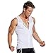 Hoter Mens Slimming Body Shaper Vest/T-Shirt with Zipper