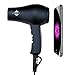 JINRI 1000 Watts Ionic Ceramic Mini Blow Hair Dryer with Hot / Cold Wind, Black