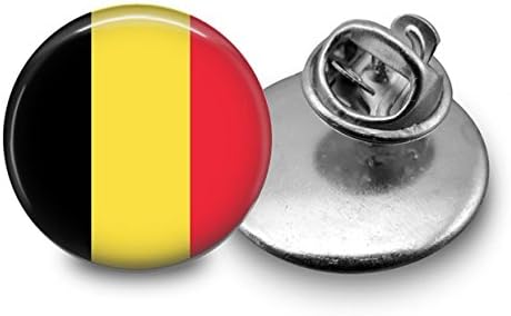 Belgium Flag Lapel Pin 1 Inch