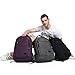 MarsBro Laptop Backpack, Business Travel College Backpack Anti Theft Water Resistant 15.6 Inch Bag for Women Men Grey