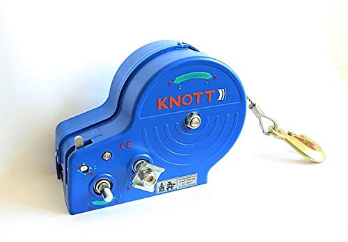 KNOTT Seilwinde 1135 kg mit Kabel, Gehäuse blau – Bild 5