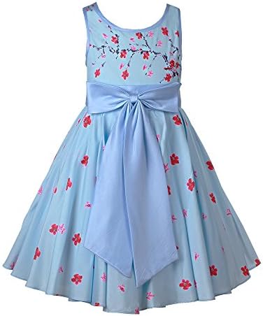 SAOMAI2017 Children's Princess Dress Little Girls One-piece Dress Kids Fluffy Party Birthday Costume Suit Fancy Dress (8, Vest)