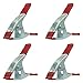 FactorDuty Set of 4-9-Inch Metal Spring Clamp with Red Tip