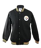 NFL-Pittsburgh-Steelers-Winter-Wool-Jacket--Black--Medium