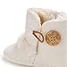 Meeshine Winter Warm Baby Boots Premium Soft Sole Prewalker Newborn Infant Boy Girl Crib Shoes Snow Boots(Medium / 6-12 Months,White 01)