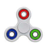 NEWBEA Hand Spinner Tri-Spinner Fidget Spinner Toy Stress Reducer - Perfect For ADD, ADHD, Anxiety, and Autism Adult Children (Three wings color)