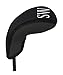 Stealth Club Covers 28210 SW Sand Wedge Golf Club Head Cover, Black Solid