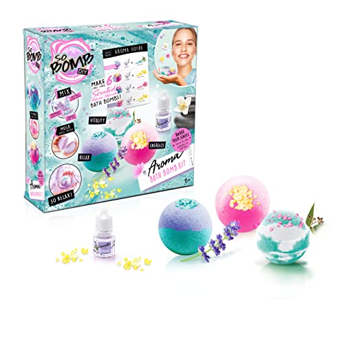 So Bomb DIY - Kit di bombe da bagno aromatiche, confezione da 6, multicolore