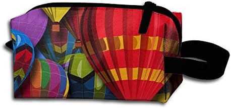 Color Hot Air Balloons Unisex Toiletry Bag Small Storage Organizer Case Handag