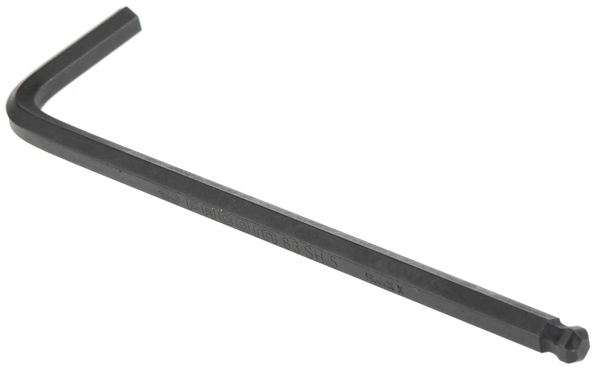 FACOM Allen Wrench with Spherical Head, hex, 6 Edges, SW 5, Length 115 mm, 1 Piece, 83SH.5