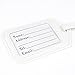 Mr. Mrs. Cute Honeymoon Couples Travel White Luggage Tags 3 Pack - Wedding Present